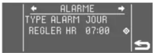 LUMIE Bodyclock Luxe 700FM - Pour régler une alarme JOUR - 1