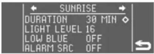 LUMIE Bodyclock Luxe 700FM - Sunrise options - 2