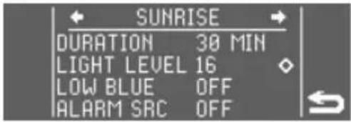 LUMIE Bodyclock Luxe 700FM - Sunrise options - 3