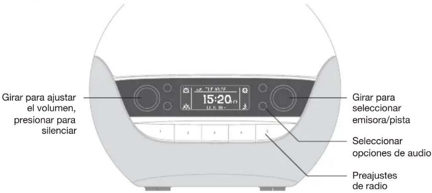 LUMIE Bodyclock Luxe 700FM - Uso del audio - 1