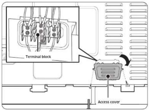 Dacor DOP48T963DS - Step 3. Accessing the power cord connection - 1