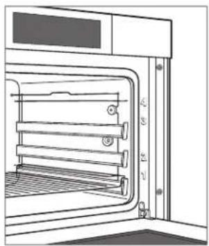 WOLF CSO2450CMS - COLOCACIÓN DE LA BANDEJA DEL HORNO - 1