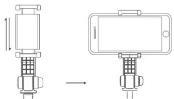 GoXtreme Selfie Gimbal GS1 - : Utiliser un Smartphone - 1