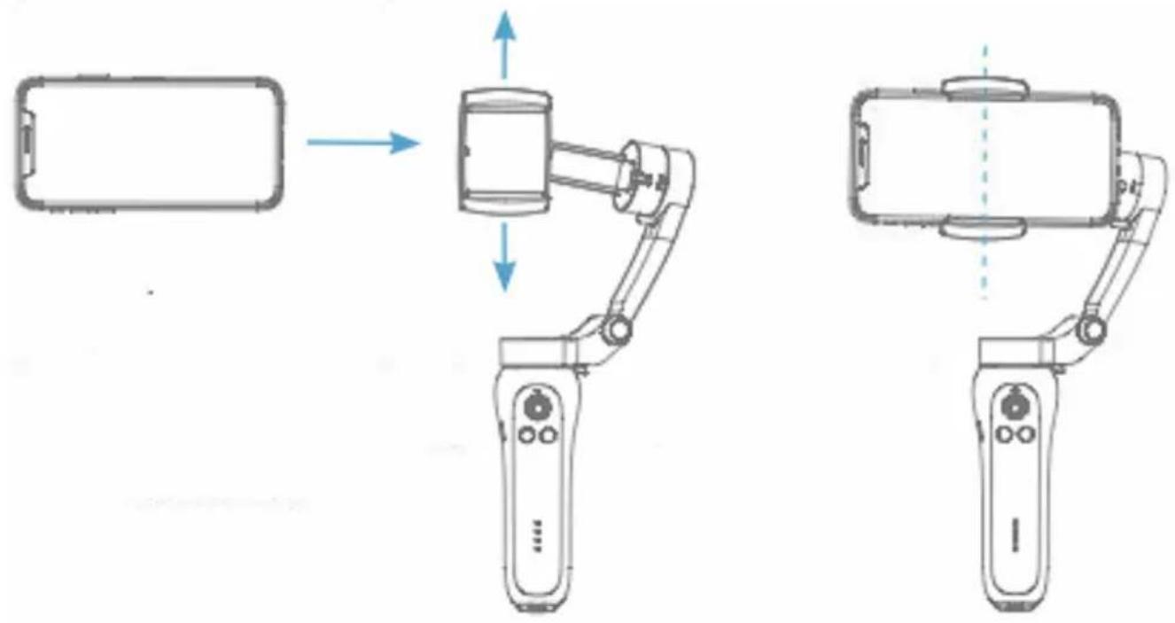 GoXtreme Gimbal Gx2 - Étape 4 : Attachez votre smartphone - 1