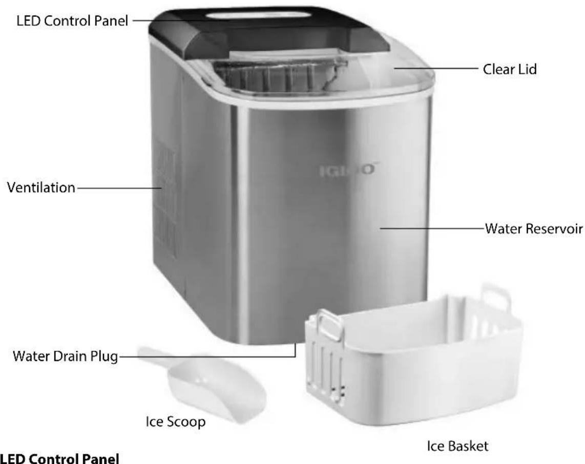 Igloo IGLICEB26SS - PARTS & ASSEMBLY - 1