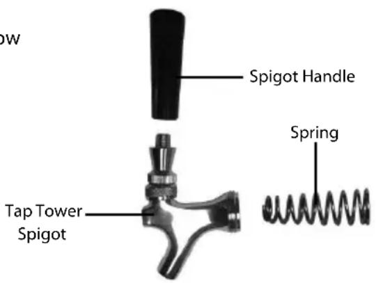 Igloo IBK49BK - Clean Tap Tower Spigot - 2