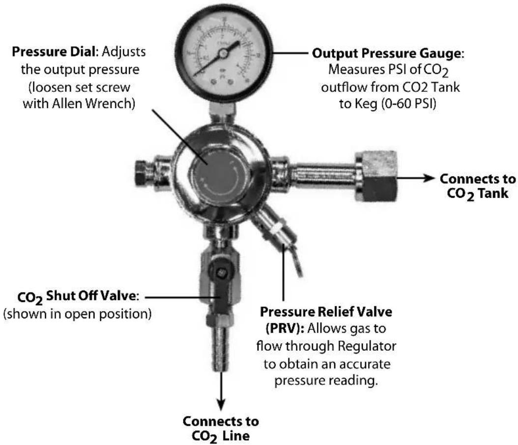 Igloo IBK49BK - SETTING THE REGULATOR - 1