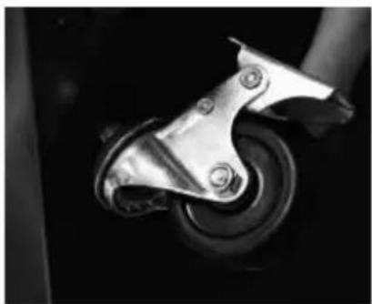 Igloo IBK49BK - INSTALLING THE CASTERS - 1