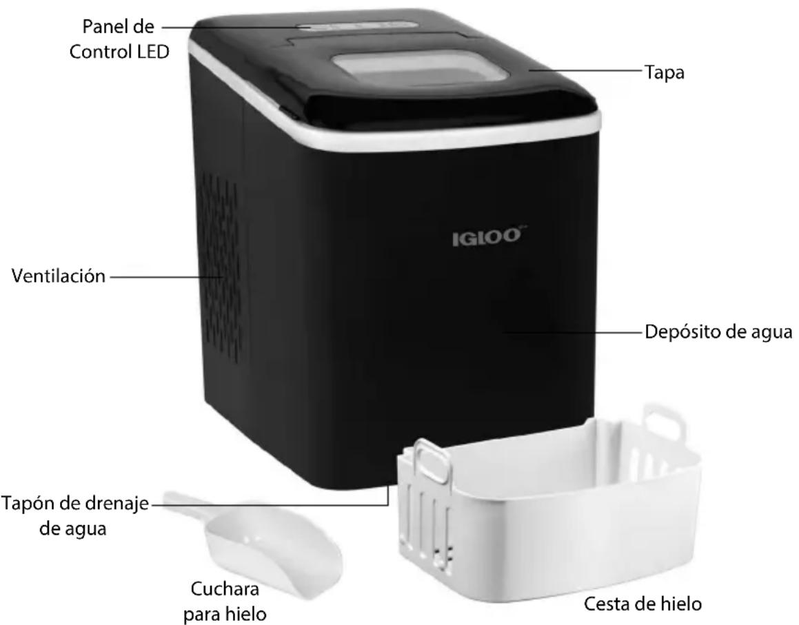Igloo ICEBNH26BK - PIEZAS Y ENSAMBLAJE - 1