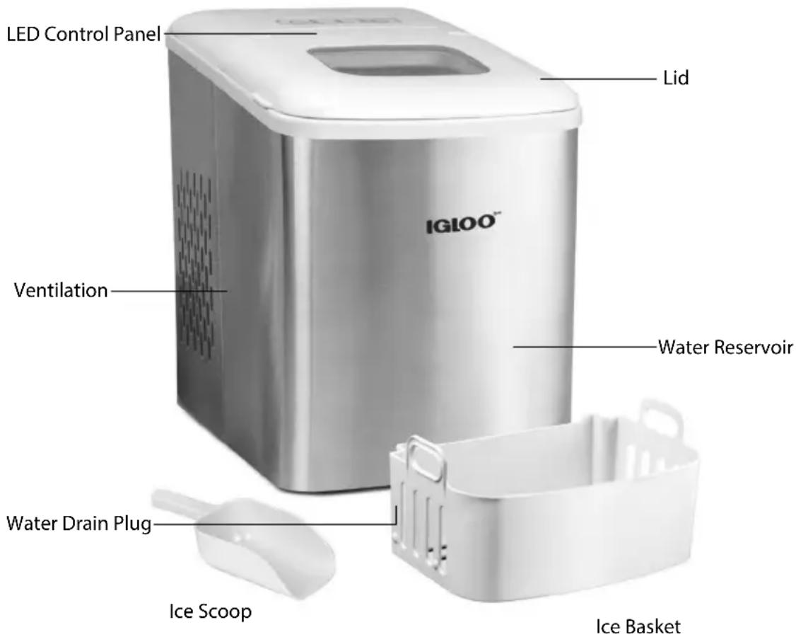 Igloo ICEBNH26SSWL - PARTS & ASSEMBLY - 1