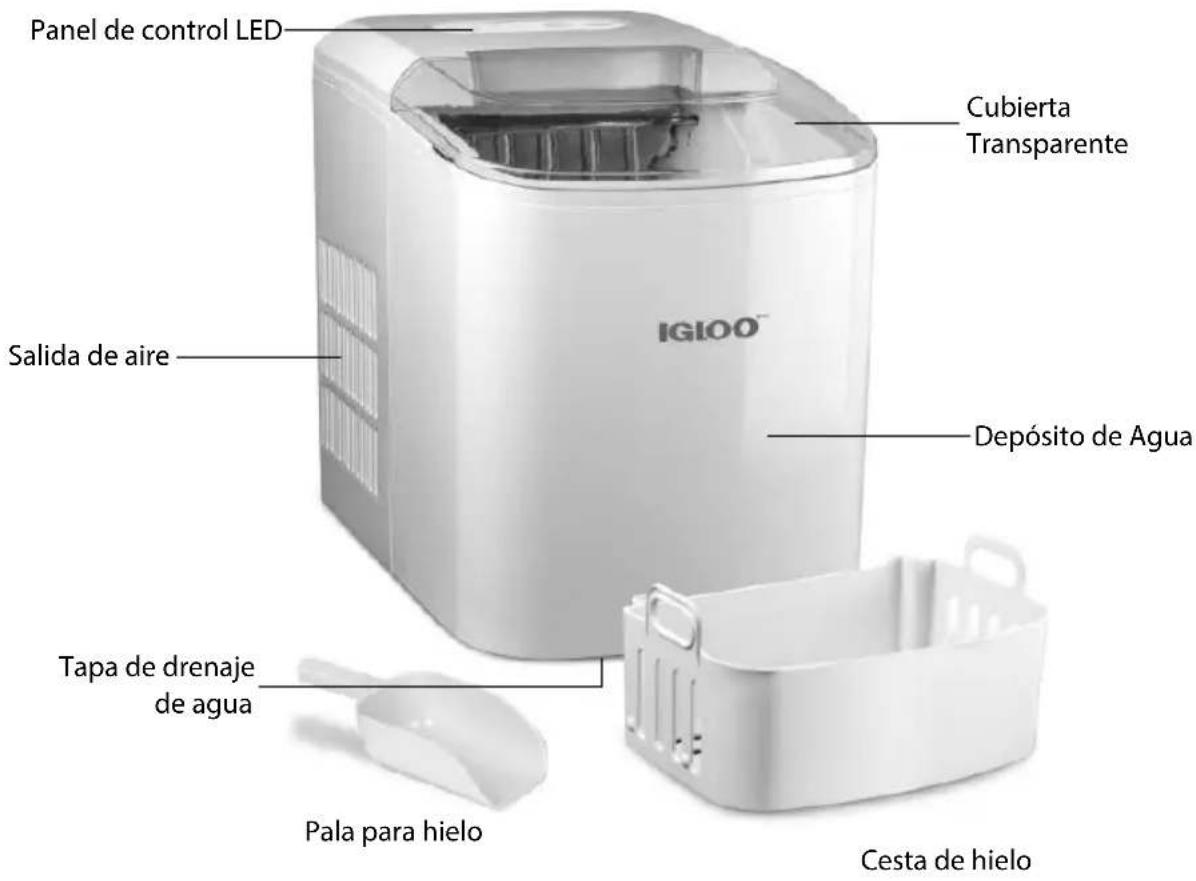 Igloo IGLICEB26WH - PIEZAS Y ENSAMBLAJE - 1
