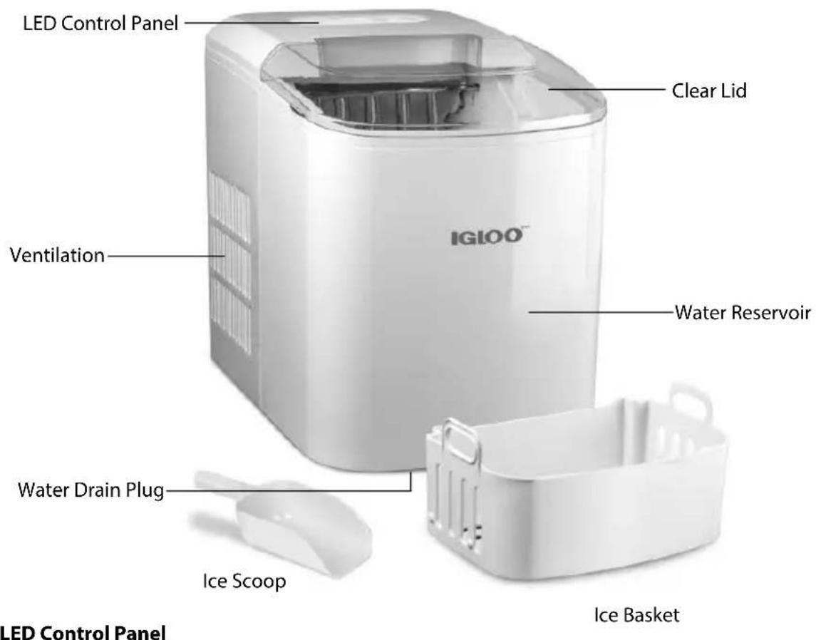 Igloo IGLICEB26WH - PARTS & ASSEMBLY - 1
