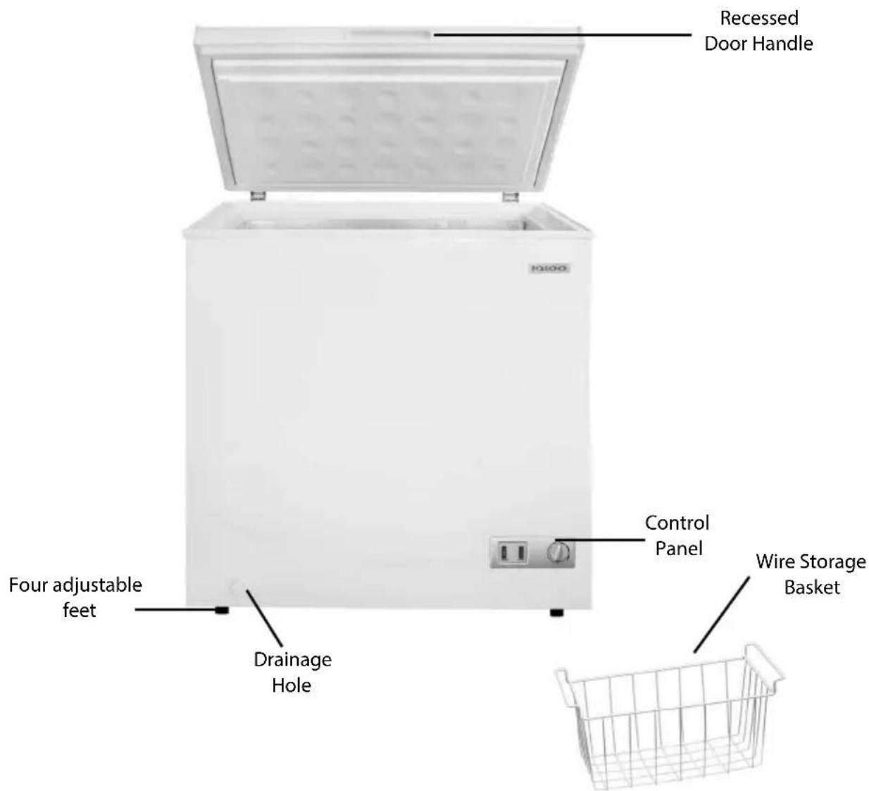 Igloo ICFESS50WH - PARTS & ASSEMBLY - 1