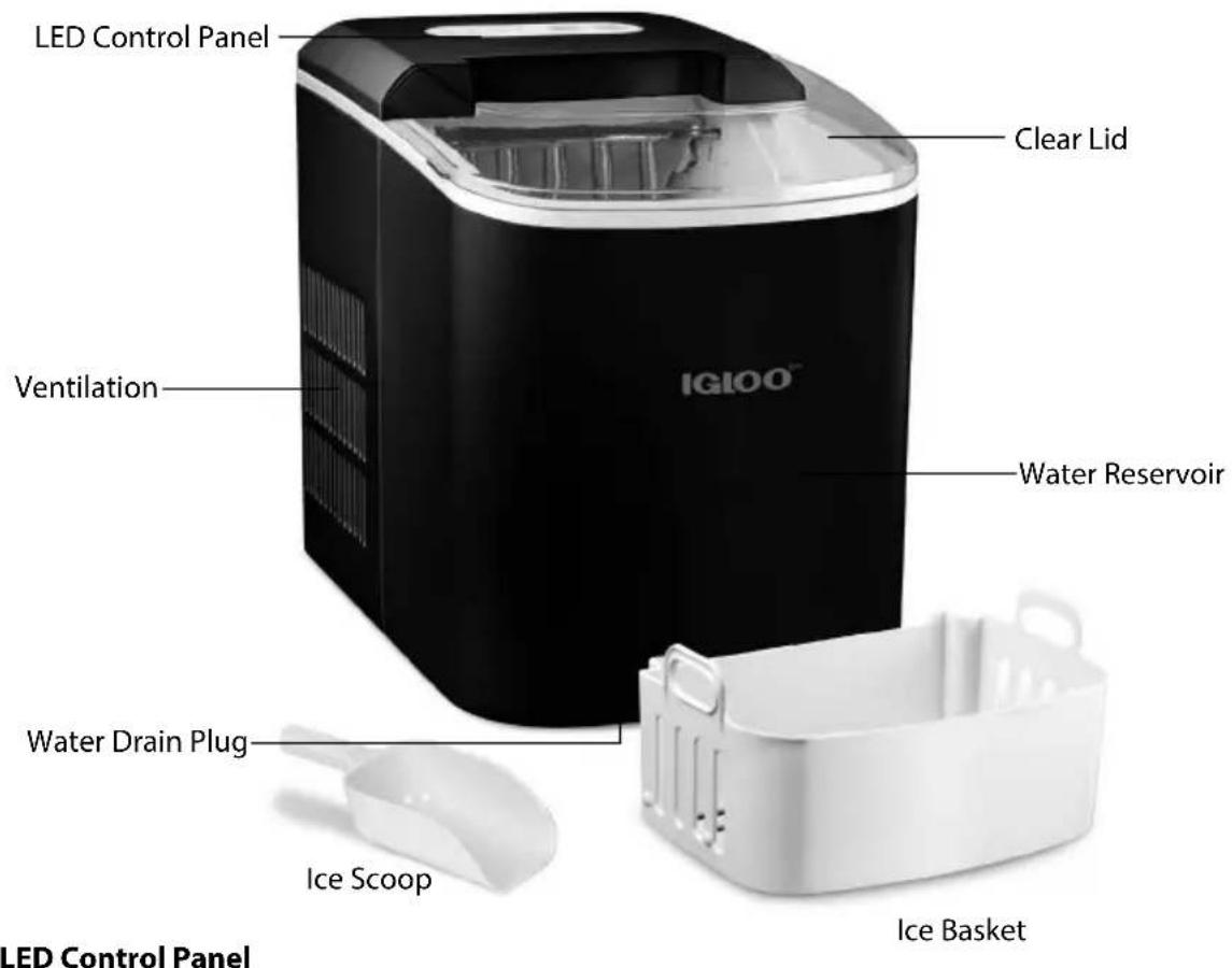 Igloo IGLICEB26RD - PARTS & ASSEMBLY - 1