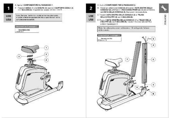 MATRIX R50 xr - REGOLAZIONE DELLO SCHIENALE (R50) - 2
