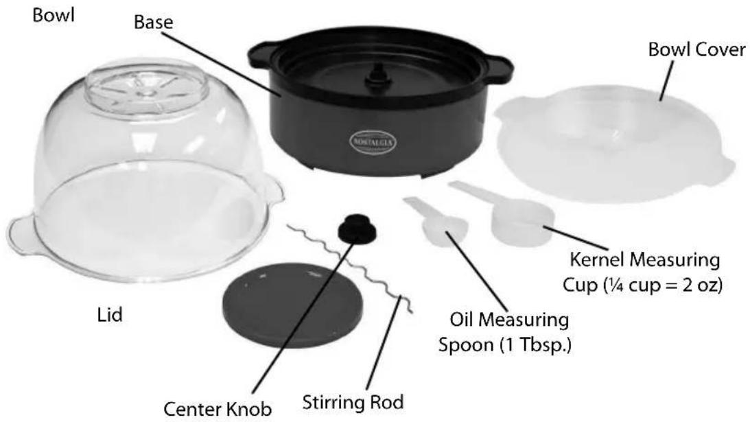 Nostalgia SP660SERIES - PARTS & ASSEMBLY - 1