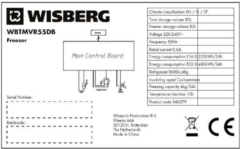Wisberg WBTMVR55DW - WBTMVR55DB - 1