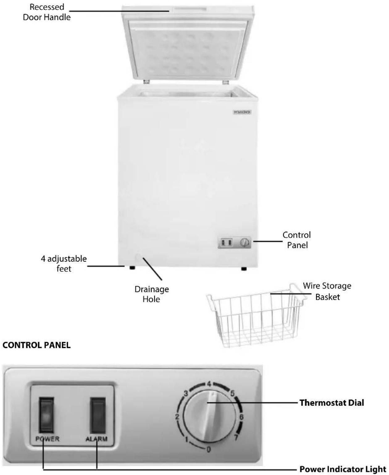 Igloo ICFESS35WH - PARTS & ASSEMBLY - 1