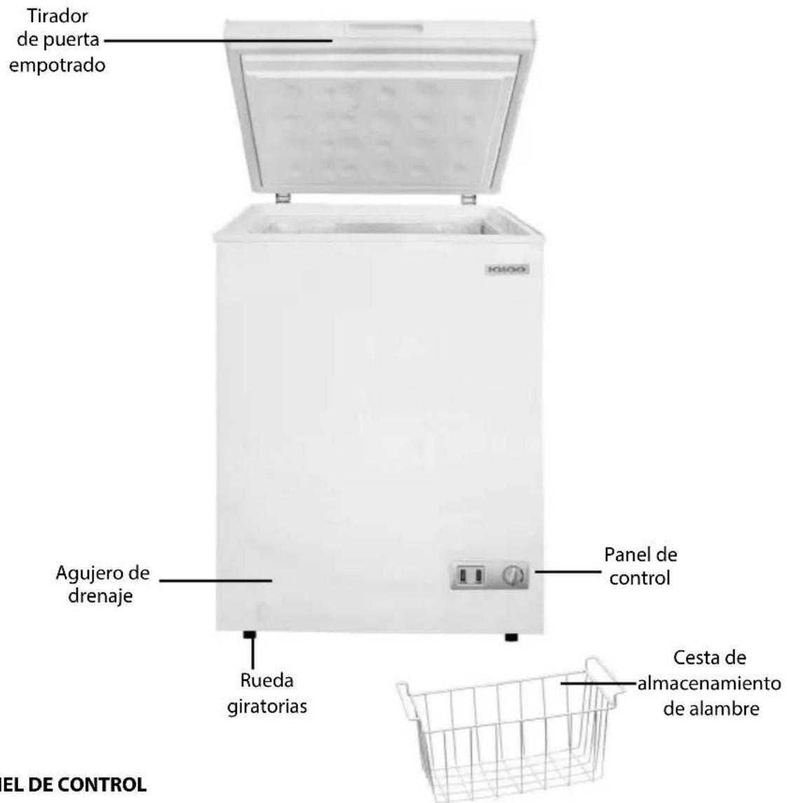Igloo ICFESS35WH - PIEZAS Y ENSAMBLAJE - 1