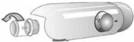 WHIRLPOOL WHC18D011C1 SF - Utskifting av LED-lysepæren (avhengig av modell) - 2