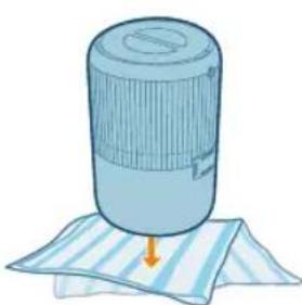 PHILIPS AC0951 - Cleaning the surface of the filter - 3