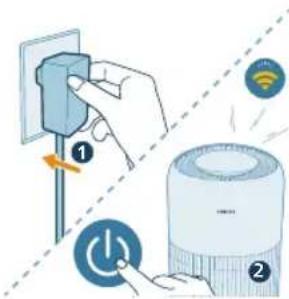 PHILIPS AC0951 - "Wi-Fi" ryśio nustatymas pirma karta - 1