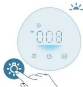 PHILIPS AC0951 - Using the light on/off function - 2
