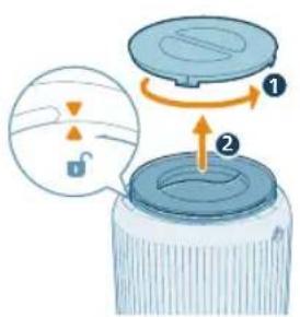 PHILIPS AC0951 - Instalace filtru - 2