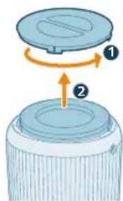 PHILIPS AC0951 - Cleaning the surface of the filter - 4