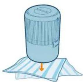 PHILIPS AC0951 - Membersihkan permukaan filter - 3