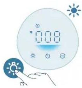 PHILIPS AC0951 - A fény be- és kikapcsolása funkció használata - 1
