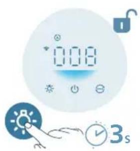 PHILIPS AC0951 - Nastavení dětské pojistky - 2
