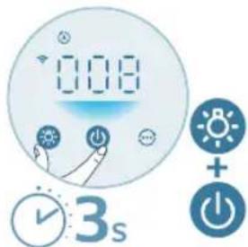 PHILIPS AC0951 - Reset the Wi-Fi connection - 2
