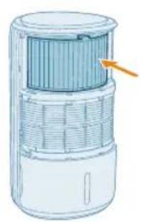 PHILIPS AC3421 - Sustitución del filtró de purificacion - 5