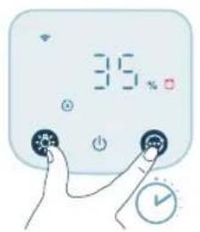 PHILIPS AC3421 - Korisćenje funkcjije svetla - 4