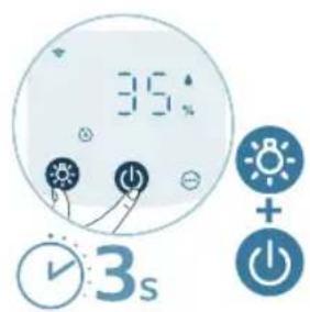 PHILIPS AC3421 - Reset the Wi-Fi connection - 1