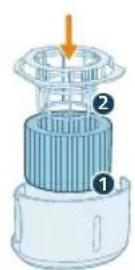 PHILIPS AC3421 - Cleaning the humidification filter - 6