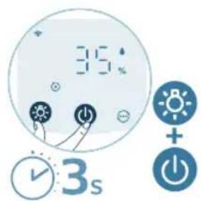 PHILIPS AC3421 - De Wi-Fi-verbinding opniewuw instellen - 2