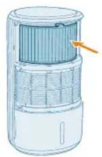 PHILIPS AC3421 - Limpieza de la superficie del filtro de purificacion - 5