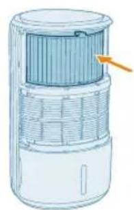 PHILIPS AC3421 - Czyszczenie powierzchni filtra oczyszczajacego - 5