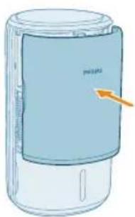 PHILIPS AC3421 - Rengöra reningsfiltrets yta - 6