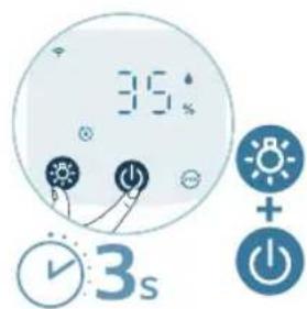 PHILIPS AC3421 - Aterställ Wi-Fi-anslutningen - 1