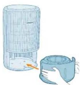 PHILIPS AC3421 - Nemlendirme滤resini temizleme - 7