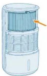 PHILIPS AC3421 - Byta ut reningsfiltret - 5