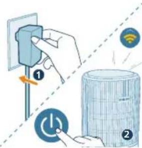 PHILIPS AC3421 - První nastavení Wi-Fi pripojeni - 1