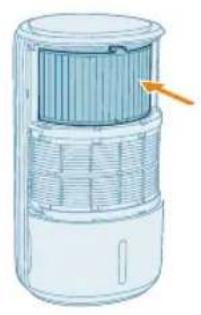 PHILIPS AC3421 - Niisutusfiltri puhastamine - 3