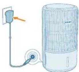 PHILIPS AC3421 - Rengjöring av overflaten på rensefilteret - 7
