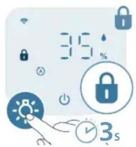 PHILIPS AC3421 - Impostazione del blocco bambini - 1