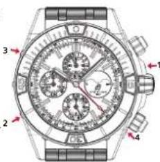 Breitling Super Chronomat 44 Four-Year Calendar - CARICA-REGOLAZIONE DELL'ORA - 5
