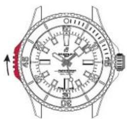 Breitling Superocean Automatic 46 - Lünette mit Verschlusssystem - 1